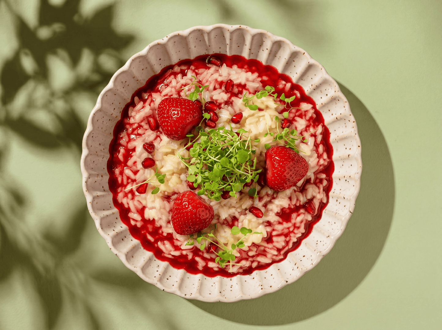 Vanilla Rice with Strawberries