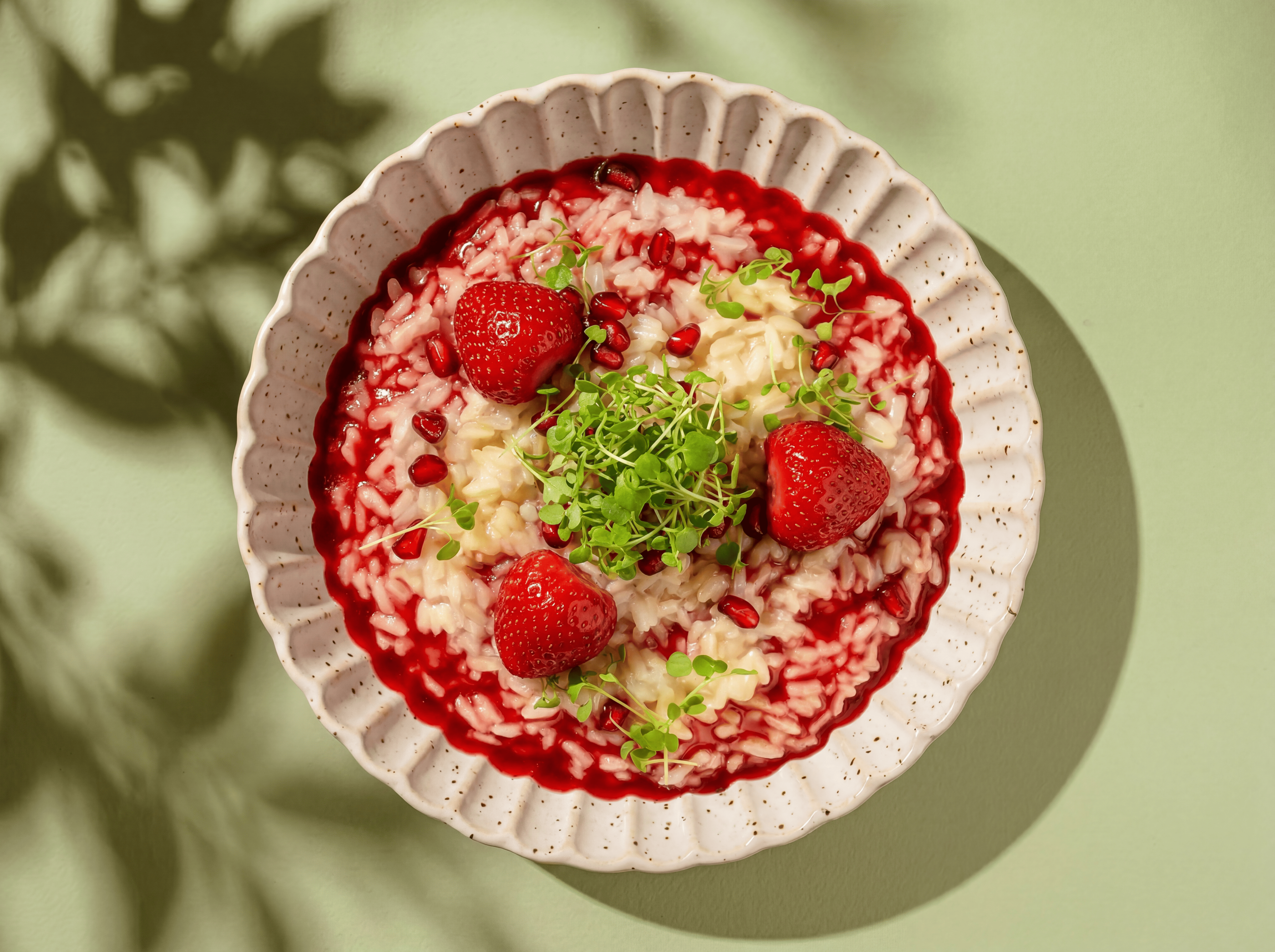Vanilla Rice with Strawberries