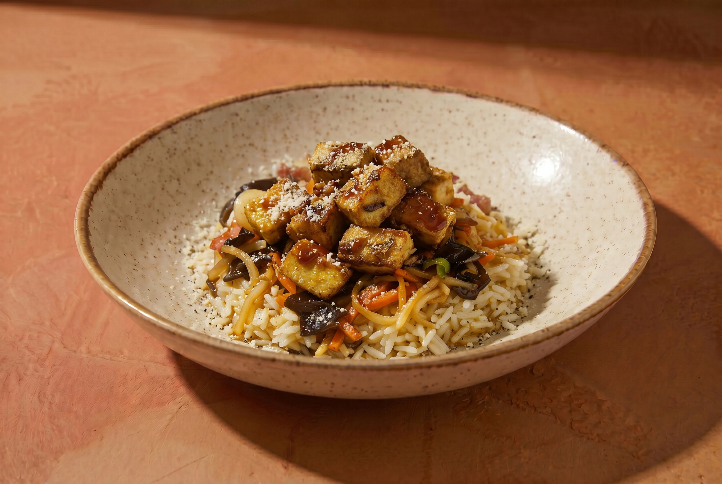 Tofu z warzywami po azjatycku