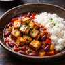 Wędzone tofu po meksykańsku