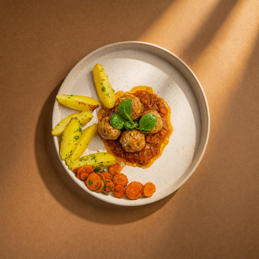 Pulpeciki z indyka w sosie pomidorowym - gotowe danie FOODIN
