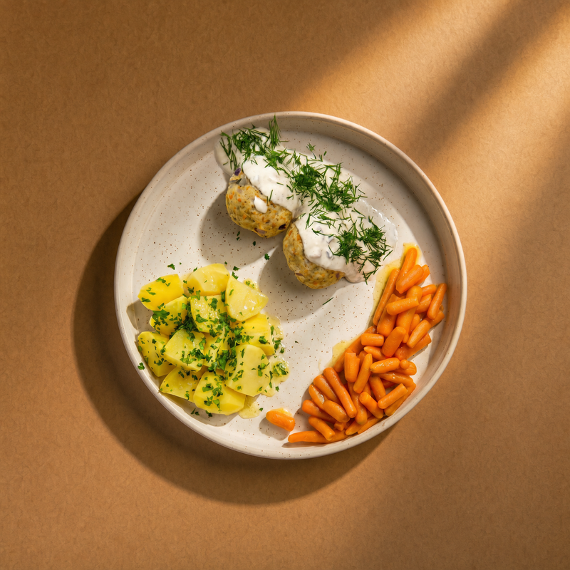 Pulpeciki z indyka w sosie koperkowym - gotowe danie FOODIN