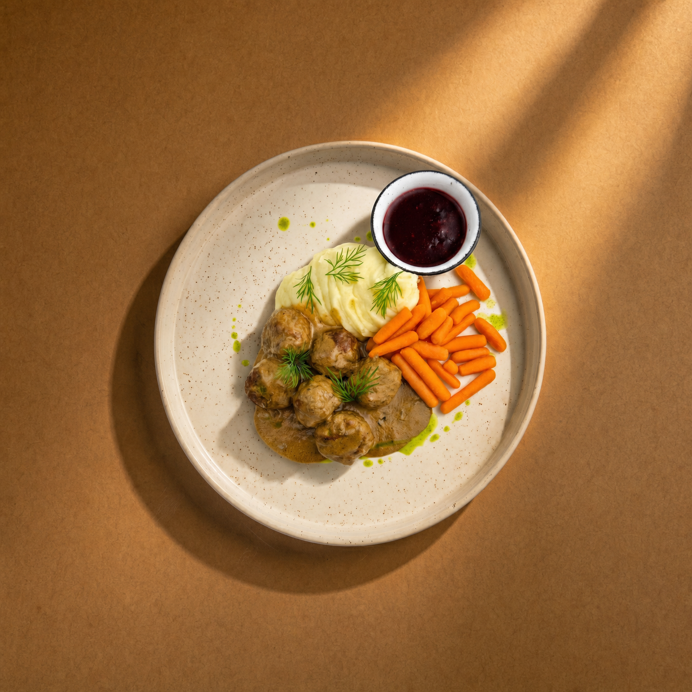 Szwedzkie pulpeciki wołowe z puree ziemniaczanym - gotowe danie FOODIN