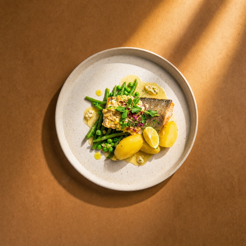 Dorsz w kremowym sosie porowym z ziemniakami - gotowe danie FOODIN